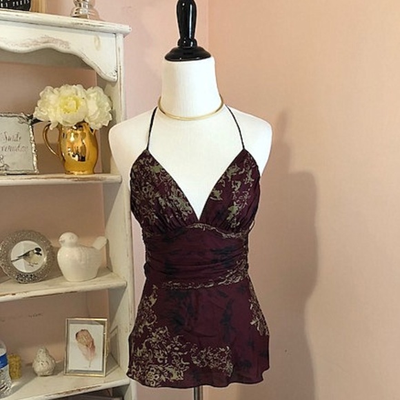 Express Tops - Express Floral halter top